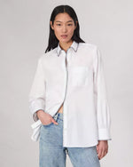 Rag and Bone Maxine Blanket Stitch Shirt