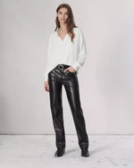 Rag and Bone The Knit Polo White