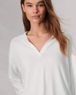 Rag and Bone The Knit Polo White