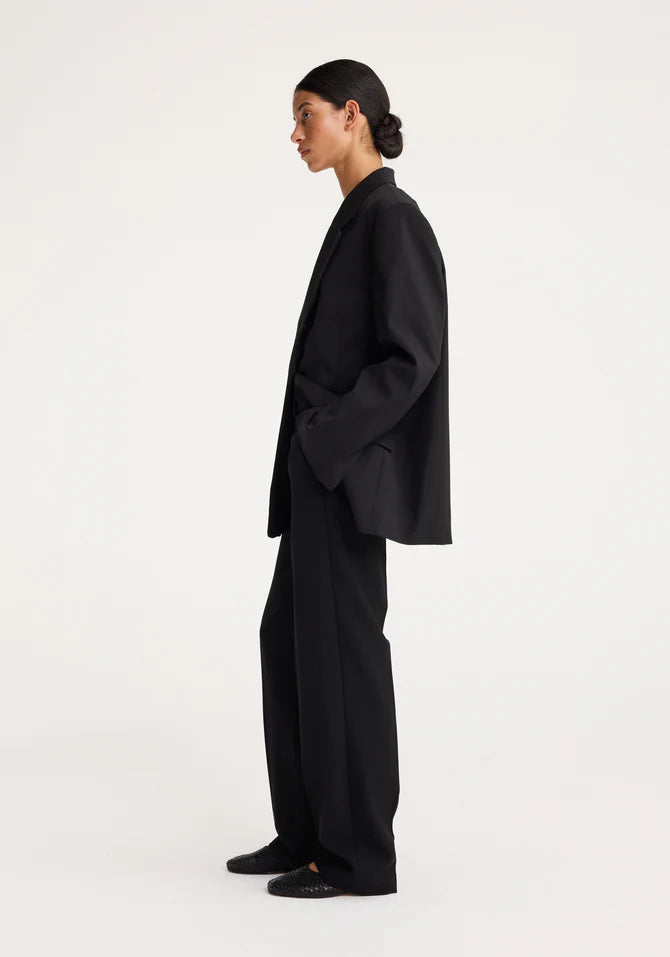 Róhe High Vent Tailored Jacket Black