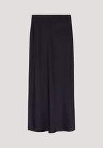 Róhe Long Satin Skirt Noir