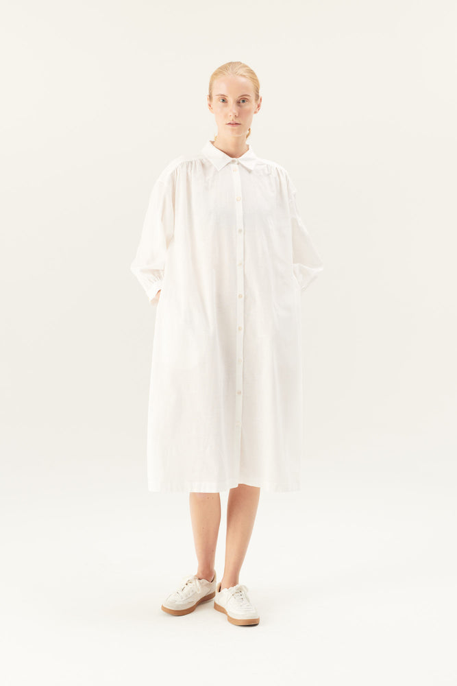 Rue De Tokyo DOUKU Transparent Flower Dress - White