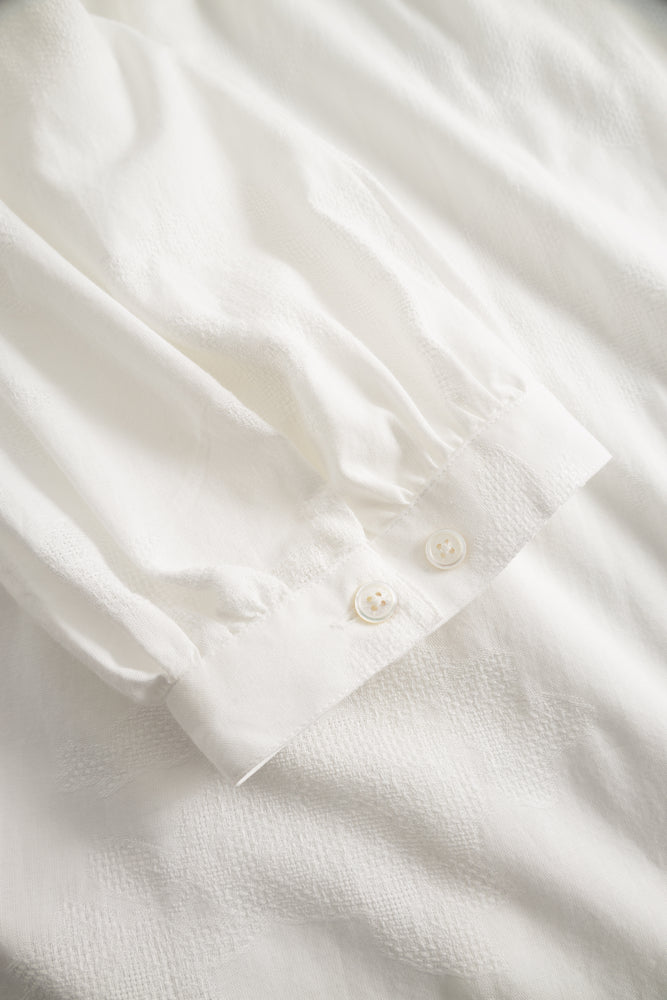 Rue De Tokyo DOUKU Transparent Flower Dress - White