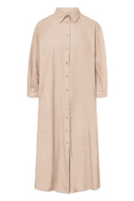 Rue De Tokyo DUNE Poplin Dress - Beige