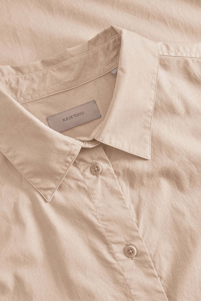 Rue De Tokyo DUNE Poplin Dress - Beige