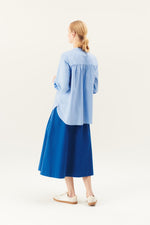 Rue De Tokyo PEN Pre Dyed Twill Skirt - Blue