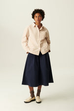 Rue De Tokyo PEN Pre Dyed Twill Skirt - Dark Navy