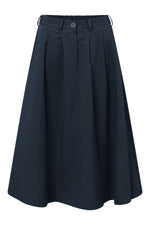 Rue De Tokyo PEN Pre Dyed Twill Skirt - Dark Navy