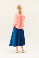 Rue De Tokyo PEN Denim Skirt - Washed Indigo