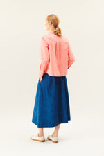 Rue De Tokyo PEN Denim Skirt - Washed Indigo