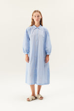 Rue De Tokyo DOUKU Cotton Dress - Light blue
