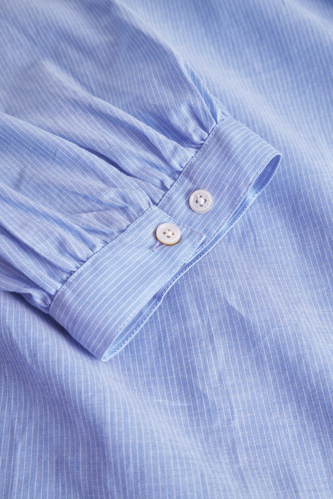 Rue De Tokyo DOUKU Cotton Dress - Light blue