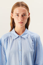 Rue De Tokyo DOUKU Cotton Dress - Light blue
