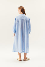 Rue De Tokyo DOUKU Cotton Dress - Light blue