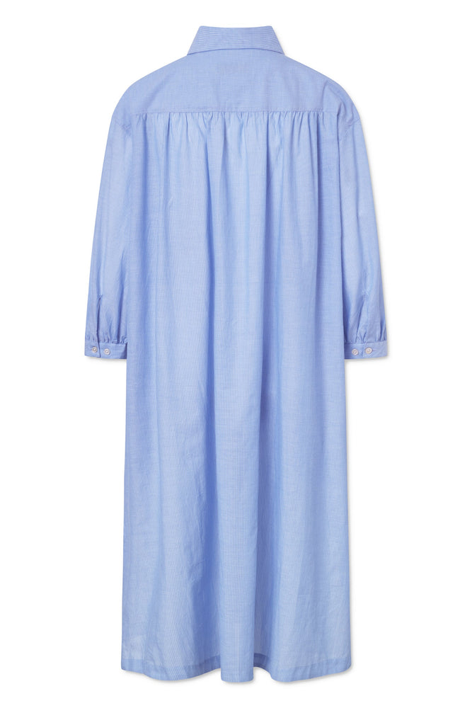 Rue De Tokyo DOUKU Cotton Dress - Light blue