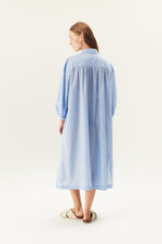 Rue De Tokyo DOUKU Cotton Dress - Light blue