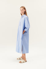 Rue De Tokyo DUNE Poplin Dress - Bel Air Blue
