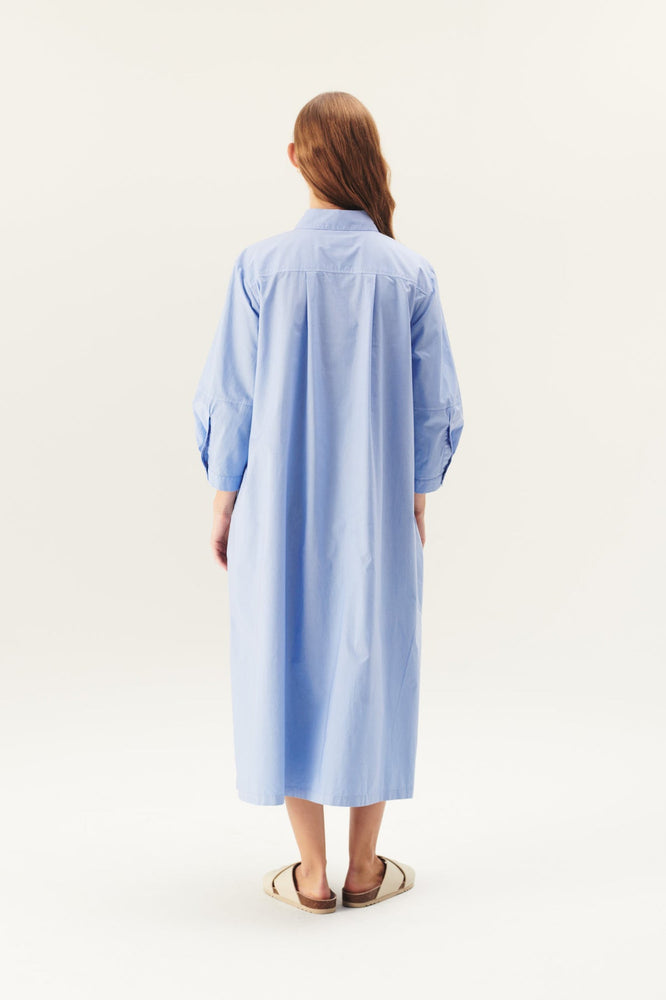 Rue De Tokyo DUNE Poplin Dress - Bel Air Blue