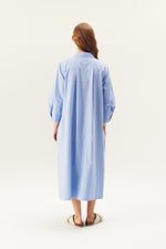 Rue De Tokyo DUNE Poplin Dress - Bel Air Blue
