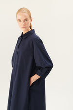 Rue De Tokyo DUNE Poplin Dress - Dark Navy