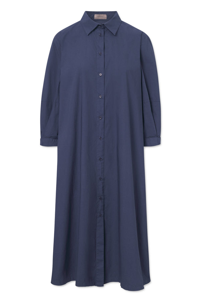 Rue De Tokyo DUNE Poplin Dress - Dark Navy