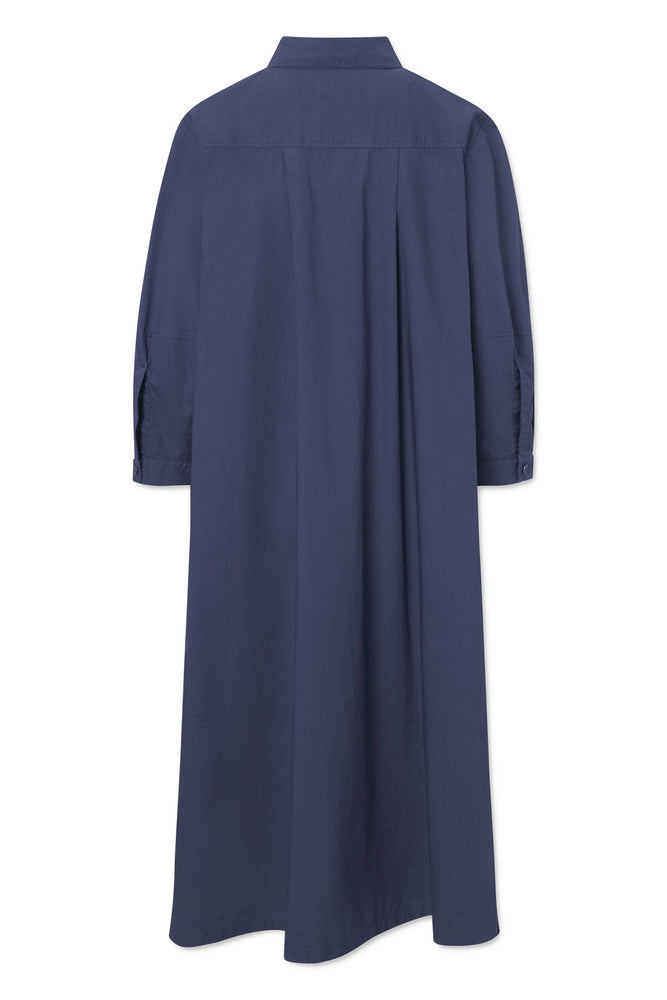 Rue De Tokyo DUNE Poplin Dress - Dark Navy