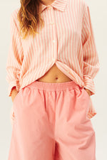 Rue De Tokyo PECHE Poplin Shorts - Peach Pink