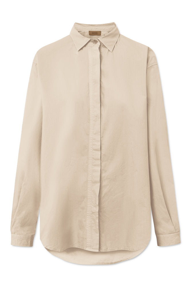 Rue De Tokyo SHELBY Poplin Shirt - Beige