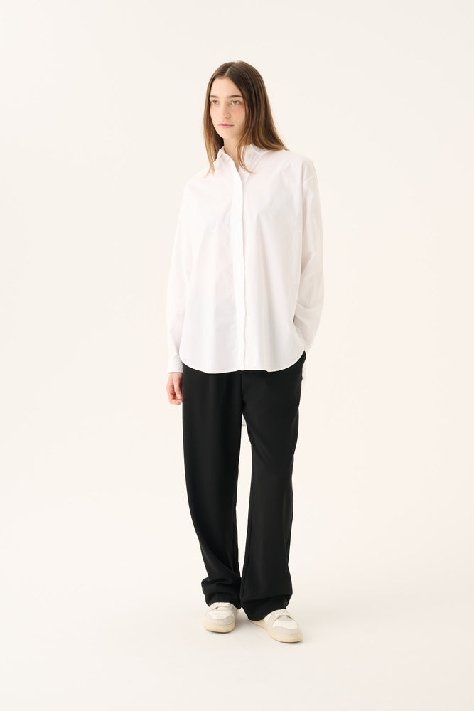 Rue De Tokyo SHELBY Poplin Shirt - White