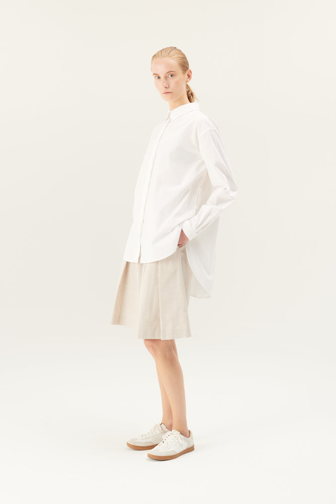 Rue De Tokyo SHELBY Poplin Shirt - White