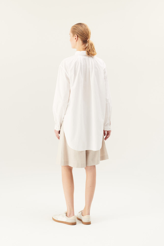 Rue De Tokyo SHELBY Poplin Shirt - White