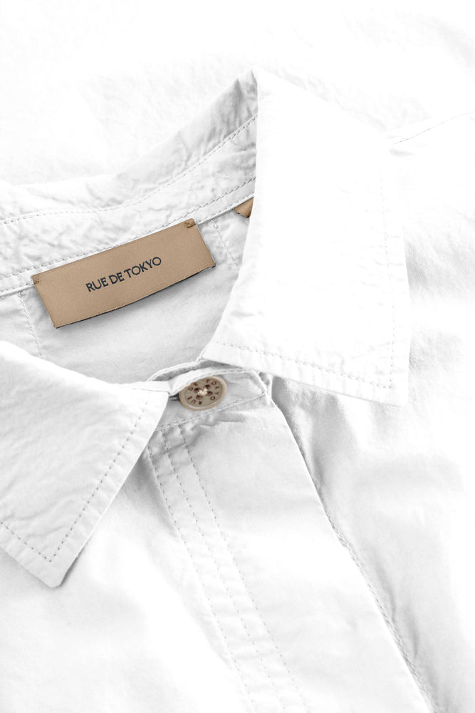 Rue De Tokyo SHELBY Poplin Shirt - White