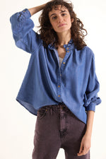 Sacre Coeur Soline Blouse Indigo Blue