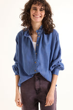 Sacre Coeur Soline Blouse Indigo Blue