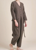 Black Crane Painter jumpsuit olive