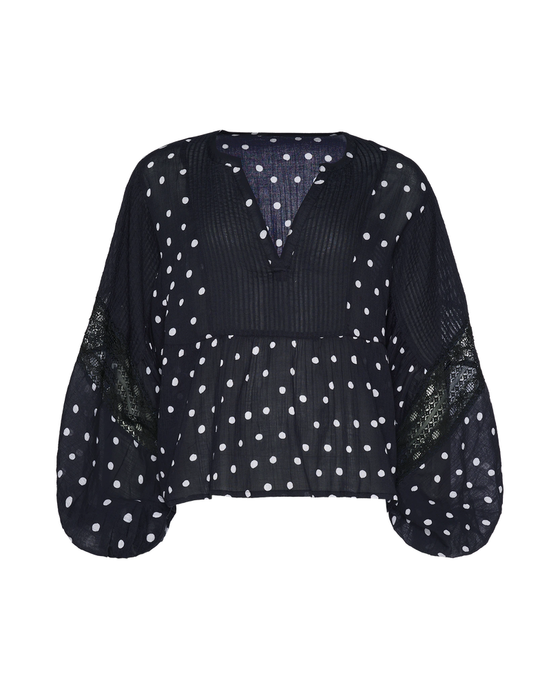 Sissel Edelbo Bibi Top - Black Dots