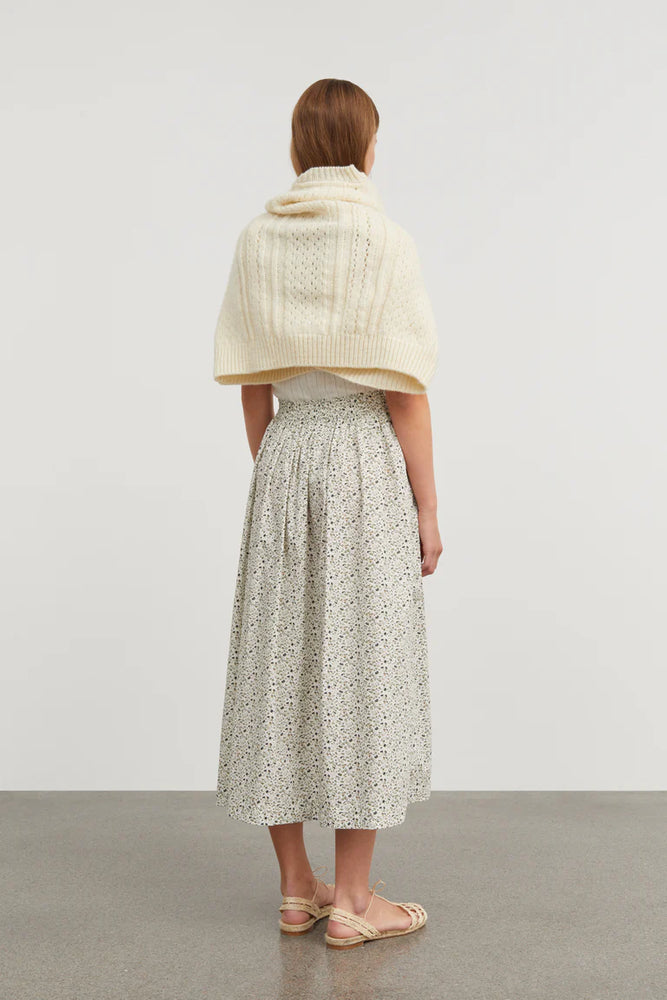 Skall Studio Dagny skirt - Bluebell/Light cream