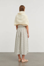 Skall Studio Dagny skirt - Bluebell/Light cream