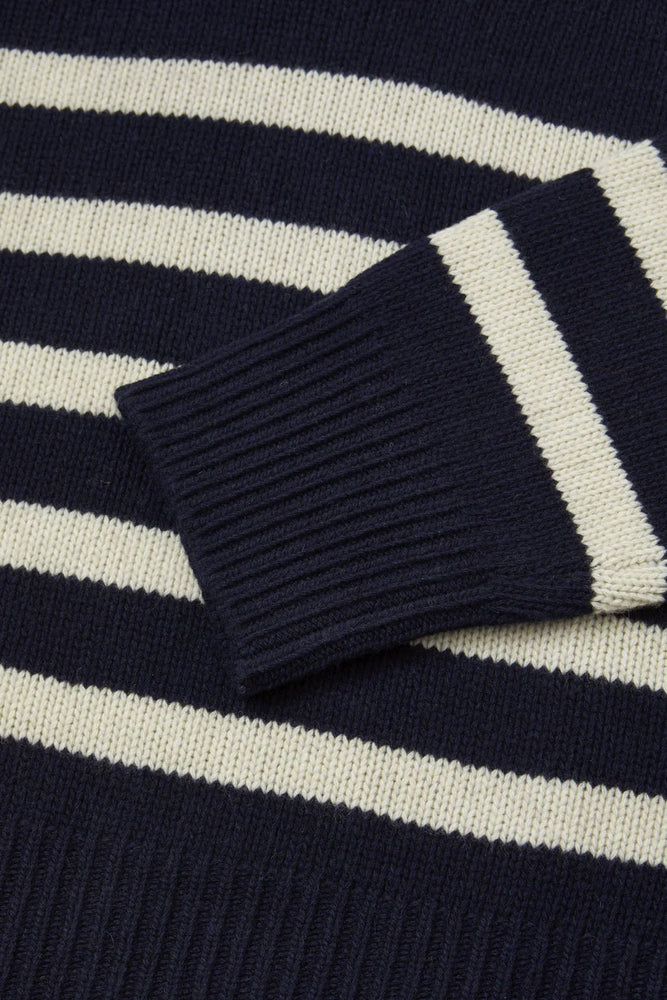 Skall Studio Silene t-neck Navy/White sand stripe