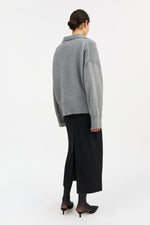 Skall Studio Dean jumper - Grey melange