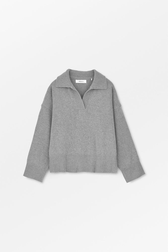 Skall Studio Dean jumper - Grey melange