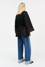Skall Studio Gaby jacket - Black/Brown