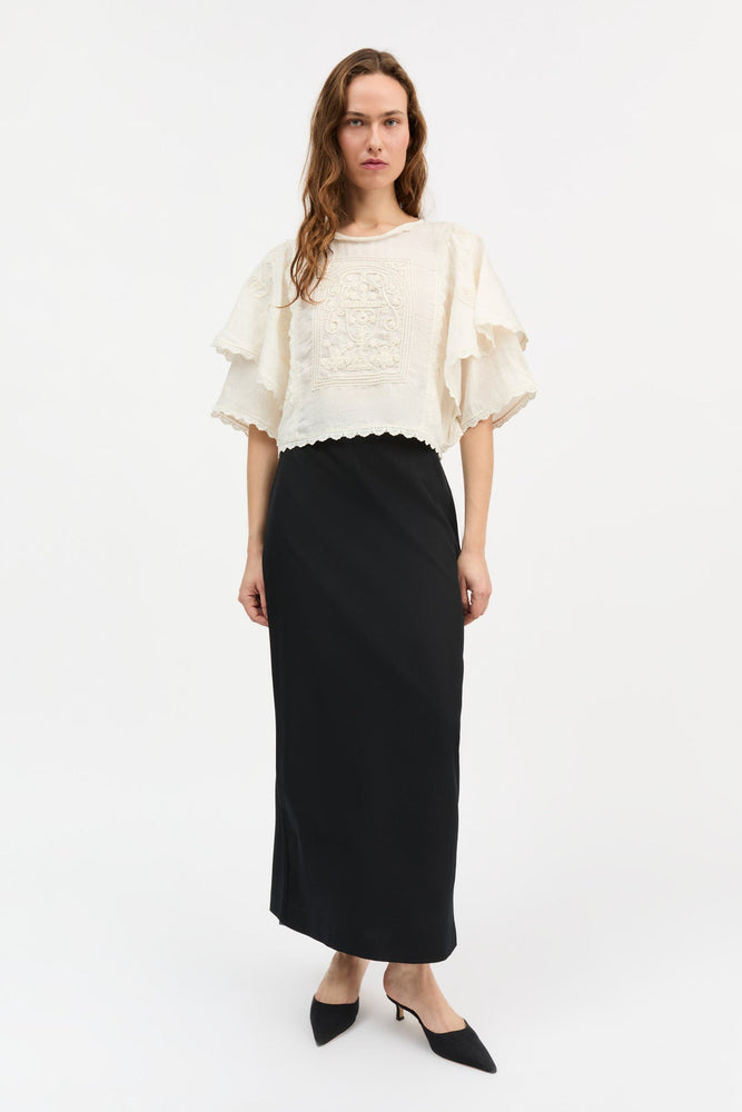 Skall Studio Jardin top - Ecru