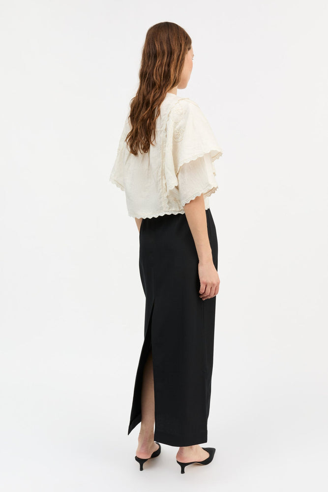 Skall Studio Jardin top - Ecru