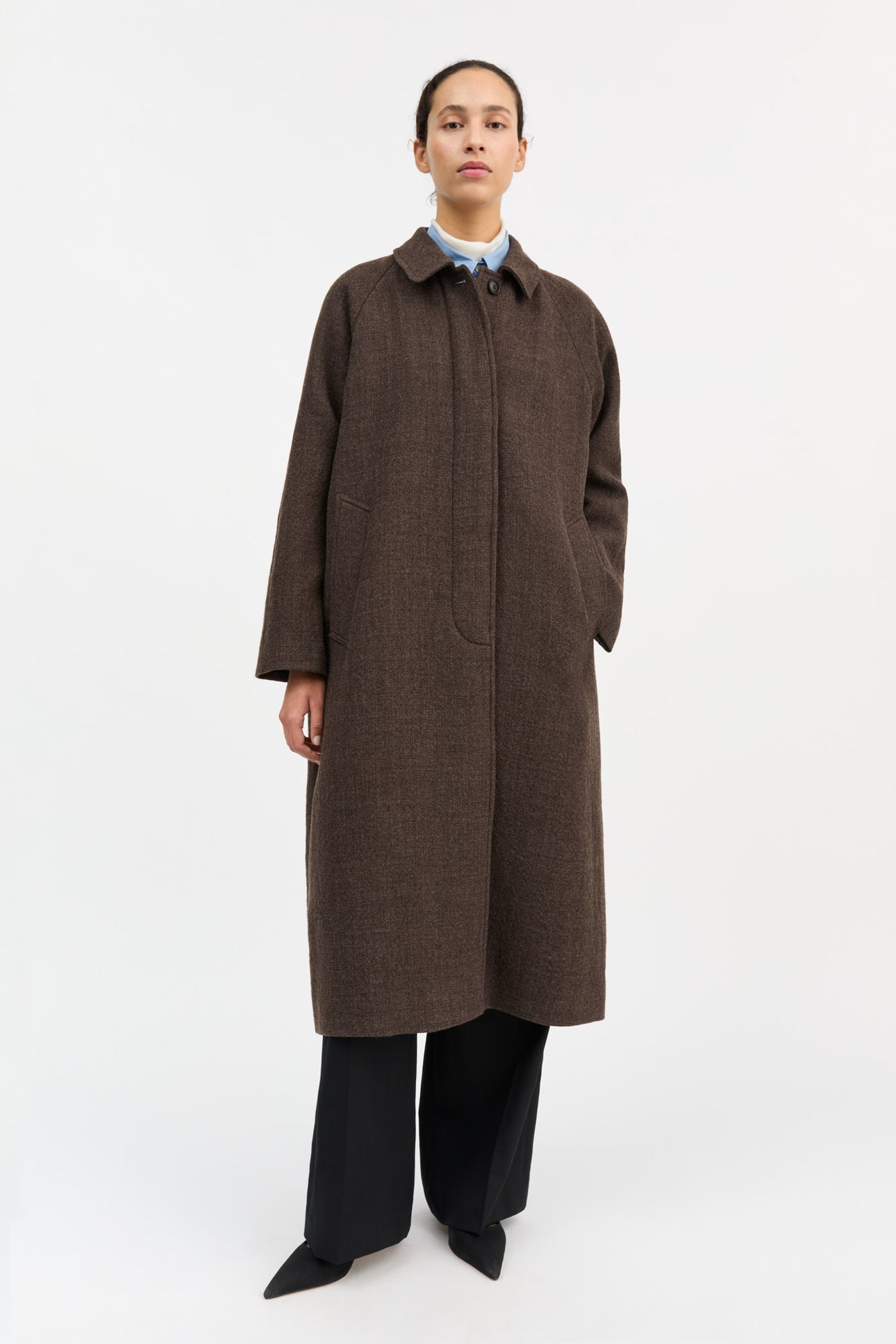 24AW　SKALL STUDIO mary coat Skall Studio Mary coat - Mole – Peony Rouge