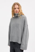Skall Studio Silene Turtleneck - Grey melange