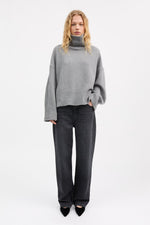 Skall Studio Silene Turtleneck - Grey melange