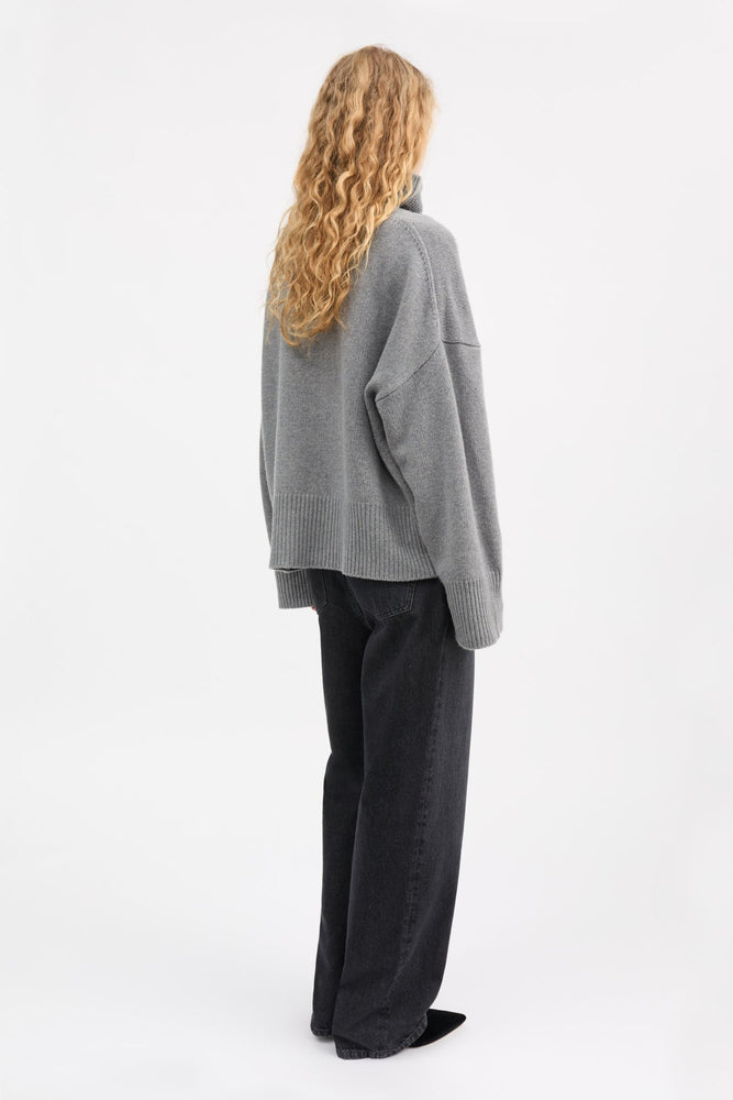 Skall Studio Silene Turtleneck - Grey melange