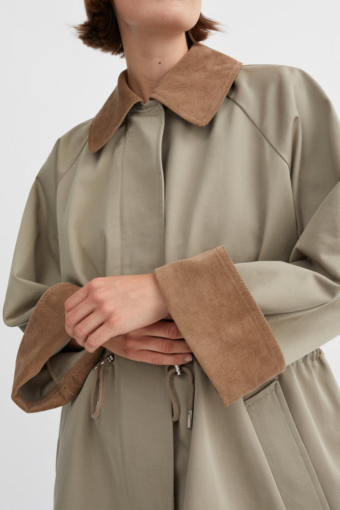 Skall Studio Gaby parka jacket - Stone moss