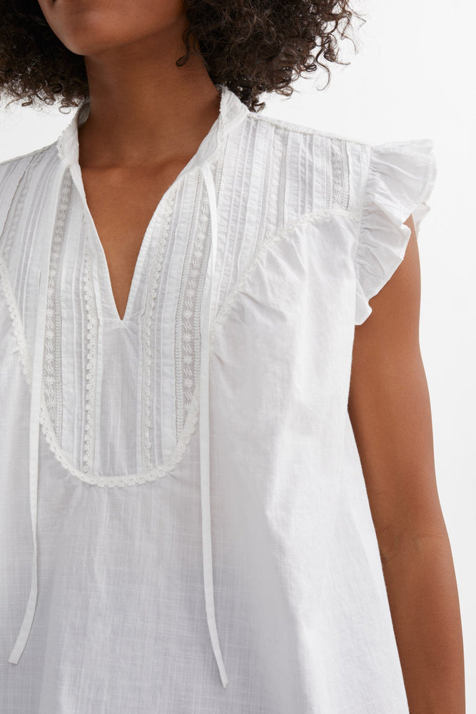 Skall Studio Aurora top - Optic white
